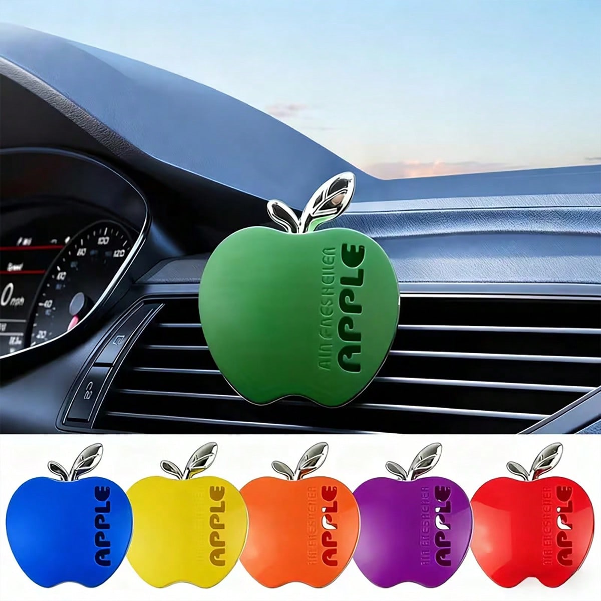 Travel Accessories Apple - 5 قطع عطرية + معطر هواء