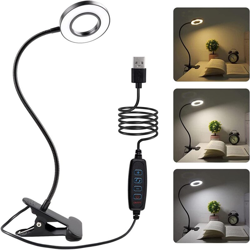 Book Light Flexible - مقطع 48 مصباح LED USB كتاب
