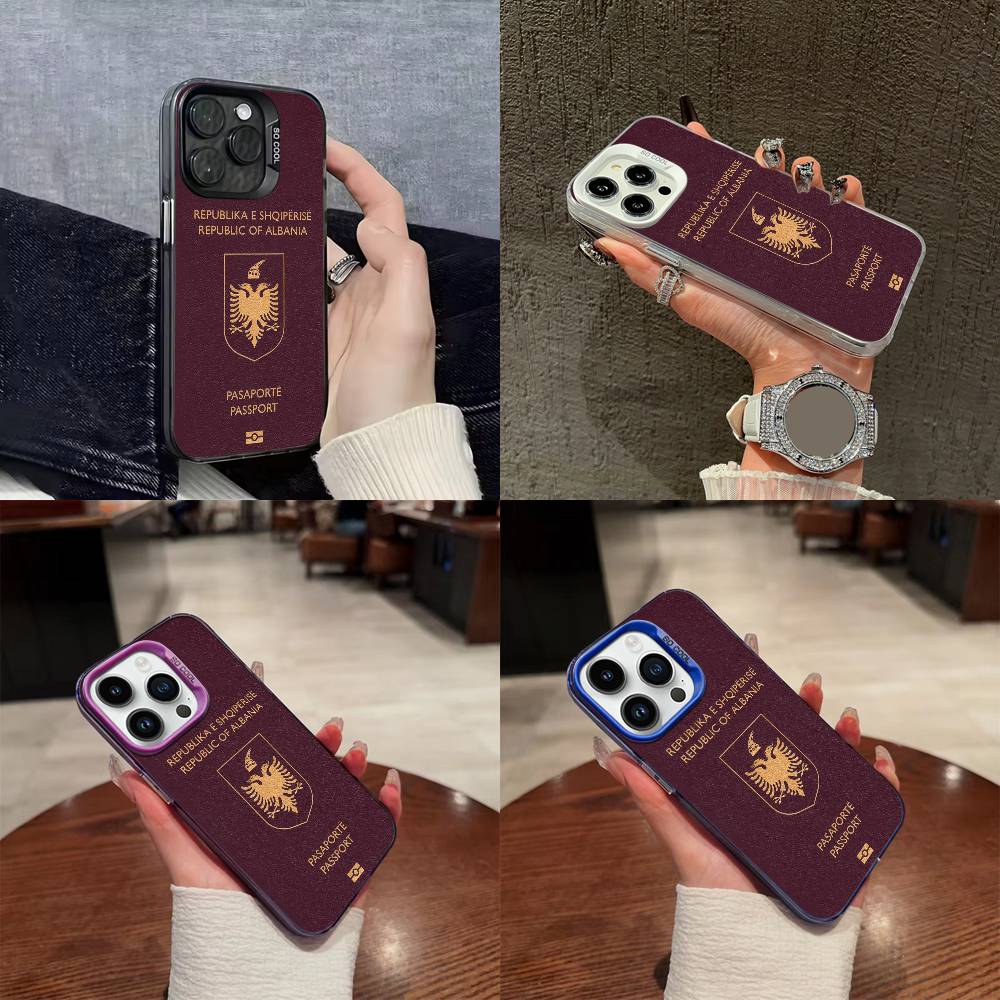 Travel Accessories Iphone - حافظة هاتف لهاتف آيفون 17,16,15,14,13,12,Pro,Max,Plus,E,SE4,Air,غطاء ناعم