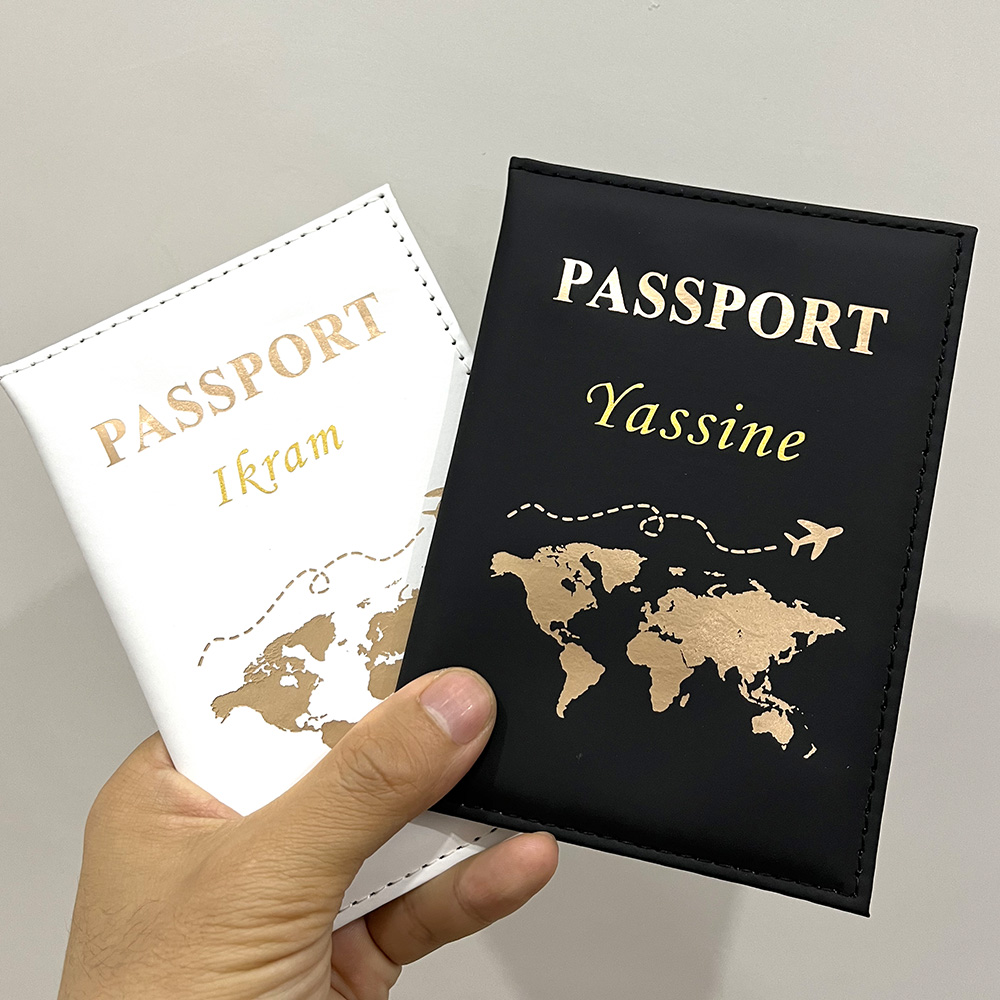 Travel Accessories Gifts For Men - غطاء جواز سفر الطائرة المخصص اللطيف