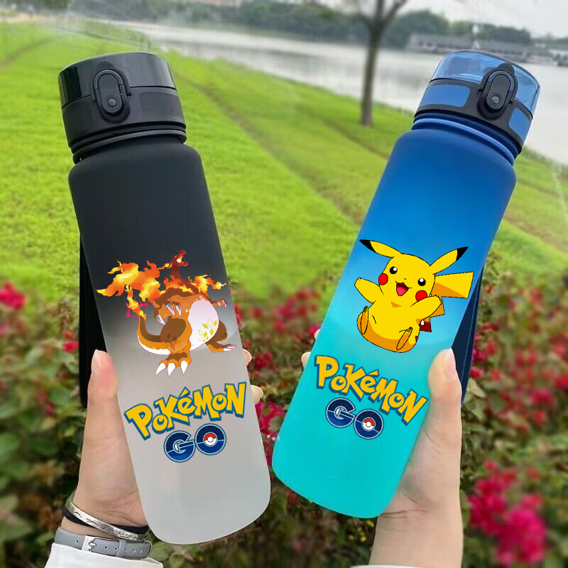 Travel Accessories Bottles - زجاجة مياه رياضية بوكيمون بيكاتشو بولباسور