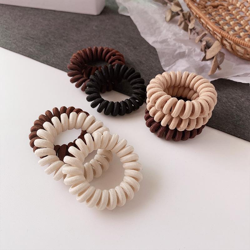 Travel Accessories Girls - ربطات شعر حلزونية لا تسبب تلفًا
