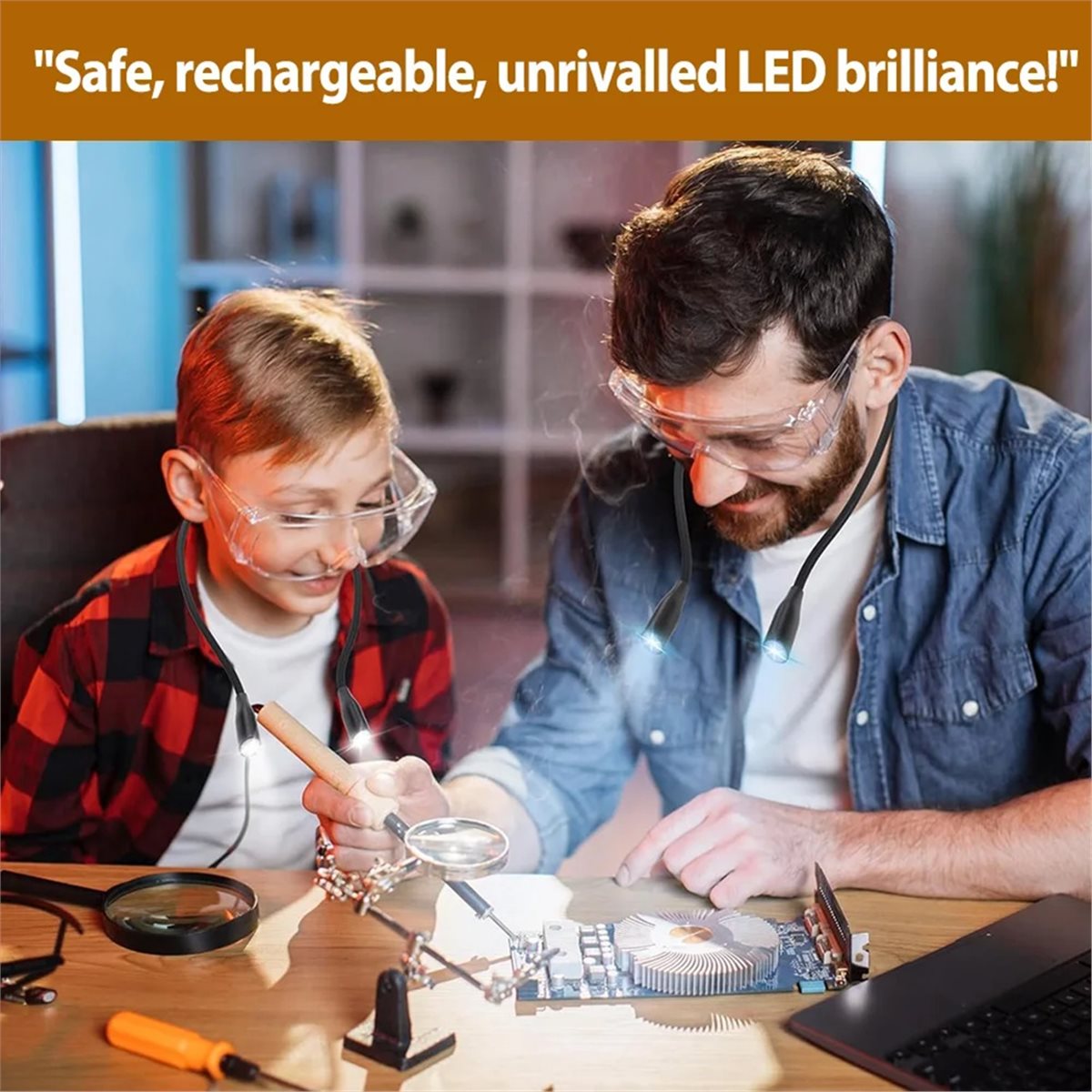 مصباح قراءة LED للرقبة DT283 ق - مراجعة Book Light Flexible وسعره