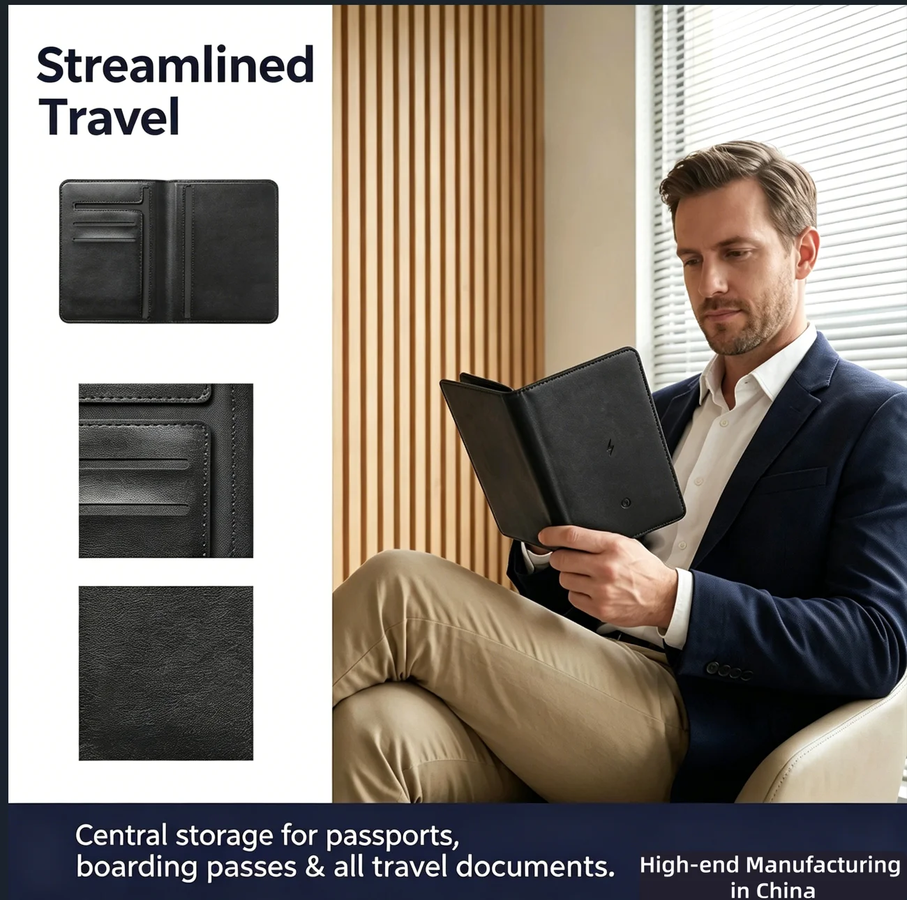 محفظة جواز سفر ذكية مع جهاز تح - مراجعة Travel Accessories Apple وسعره