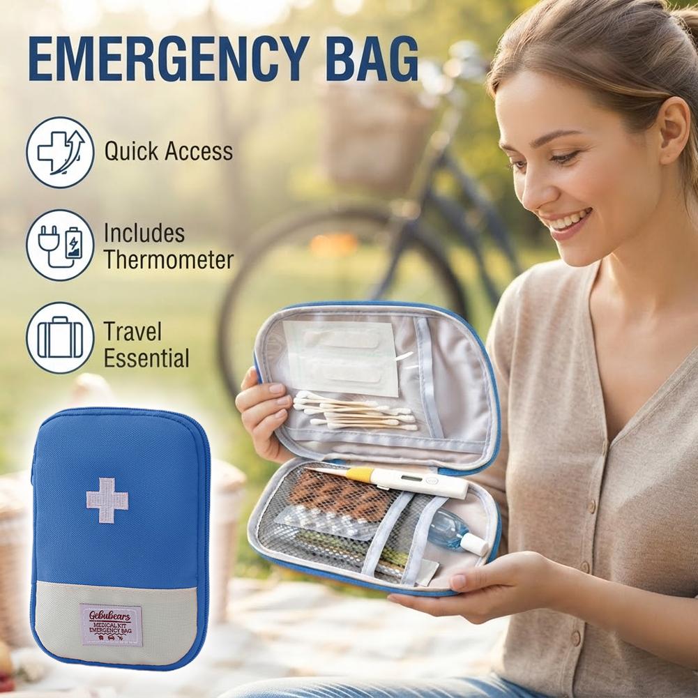 حقيبة أدوية للسفر، حقيبة تخزين - مراجعة First Aid Travel Kit وسعره