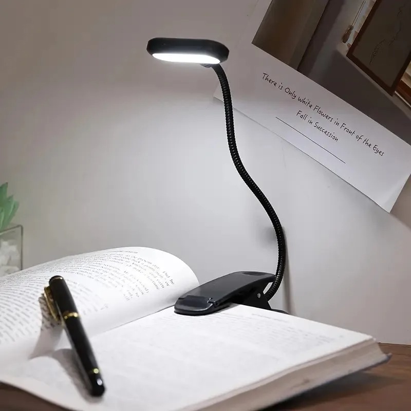 ضوء كتاب LED صغير مع مشبك، يعم - مراجعة Book Light Flexible وسعره