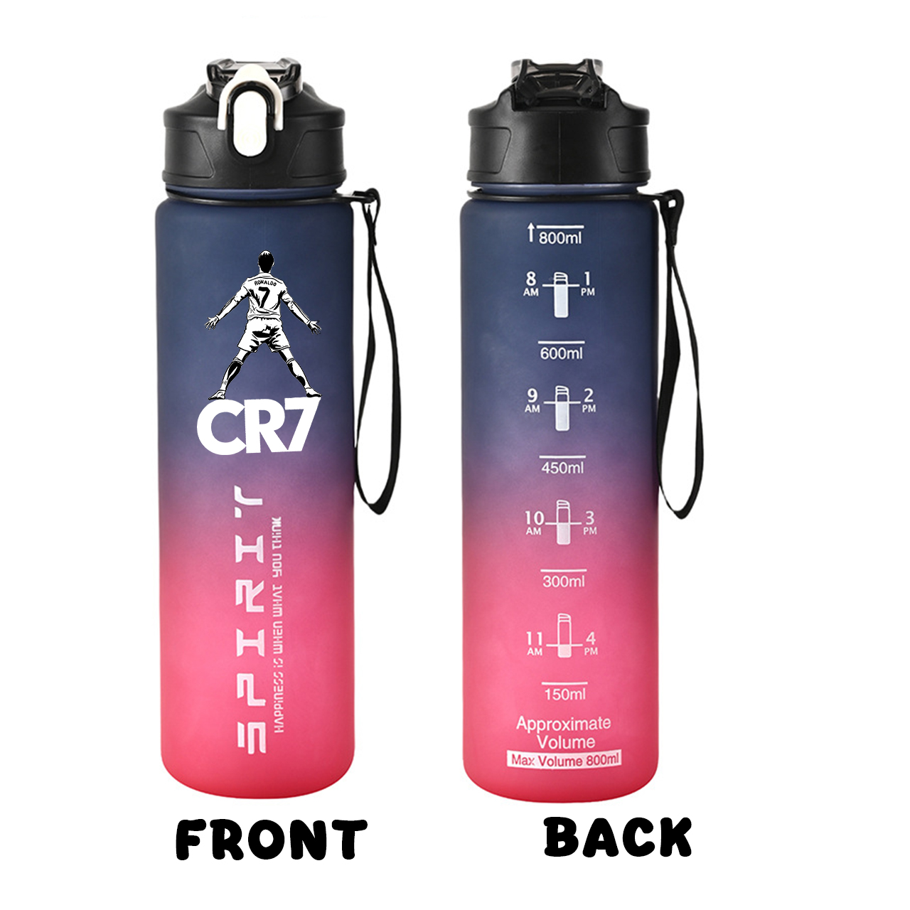 زجاجة مياه رياضية شفافة لنجوم  - مراجعة Travel Accessories Bottles وسعره
