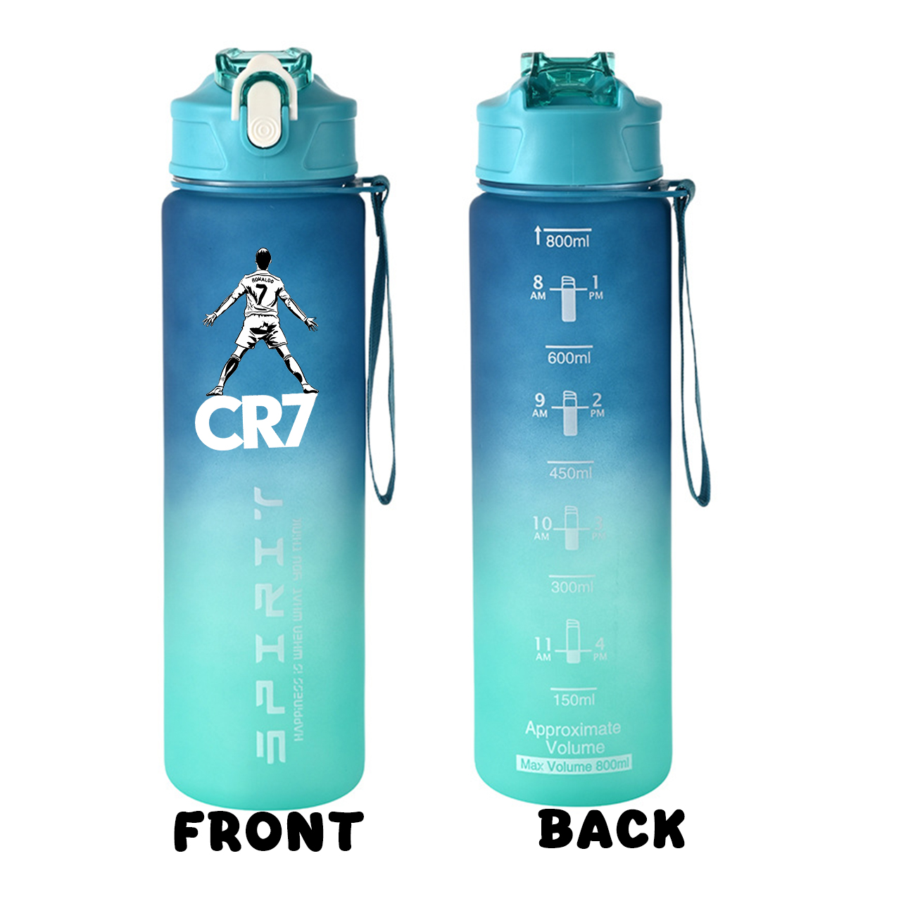 زجاجة مياه رياضية شفافة لنجوم  - مراجعة Travel Accessories Bottles وسعره