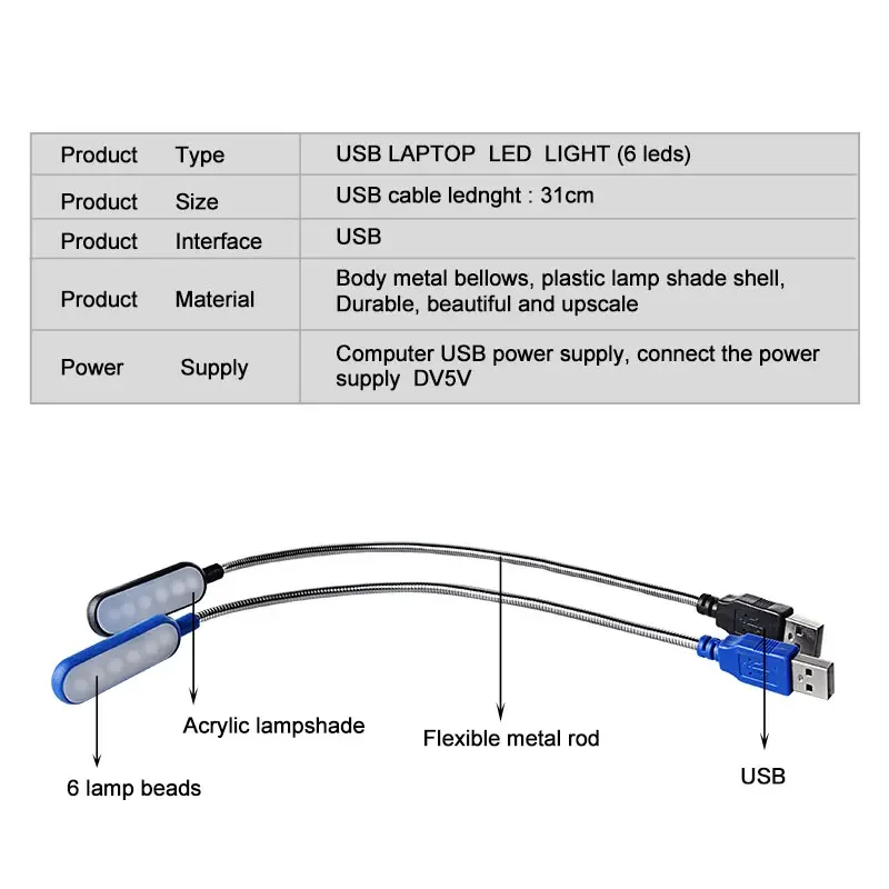 مصباح قراءة LED محمول يعمل بـU - مراجعة Book Light Flexible وسعره