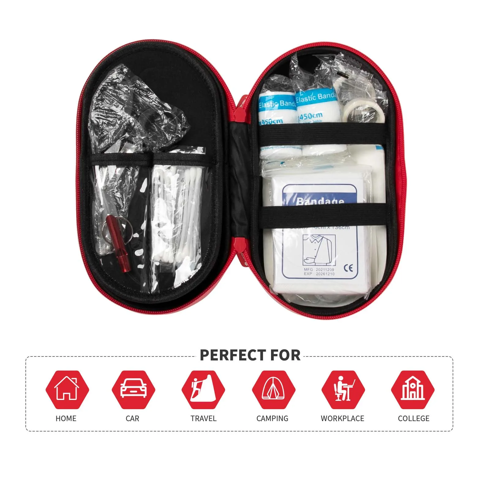 الجملة السفر الأسرة المحمولة ل - مراجعة First Aid Travel Kit وسعره