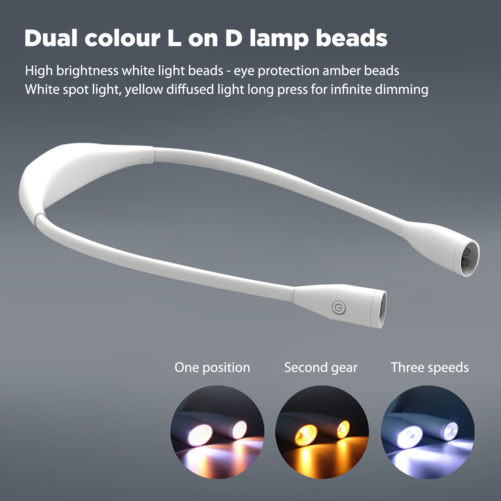 قابلة للشحن LED الرقبة أضواء ا - مراجعة Book Light Flexible وسعره