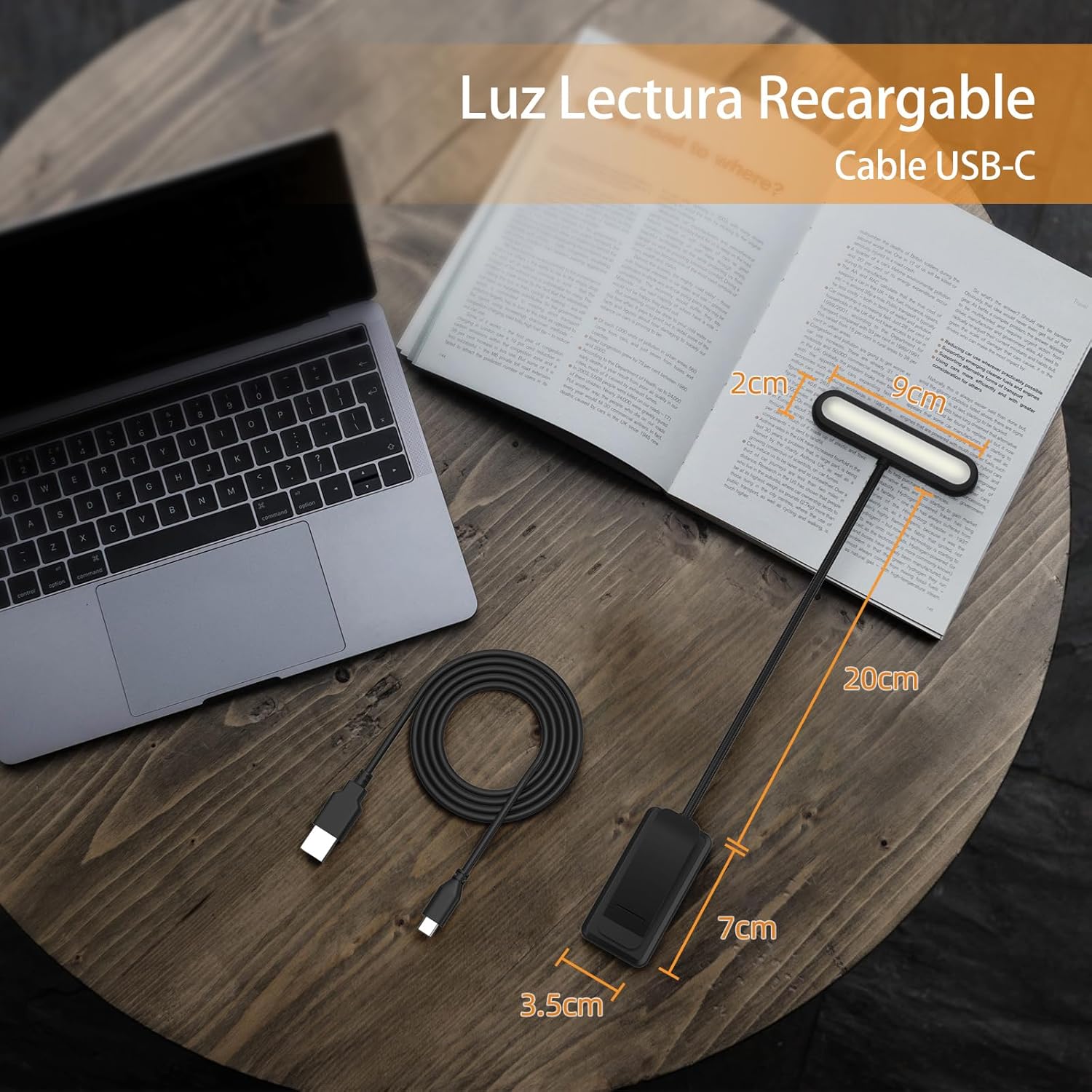 LED كتاب ضوء القراءة ضوء العنا - مراجعة Book Light Flexible وسعره