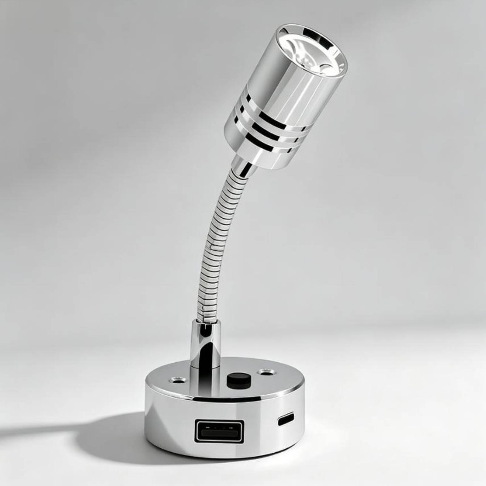 مصباح قراءة LED بذراع مرن وقاع - مراجعة Book Light Flexible وسعره