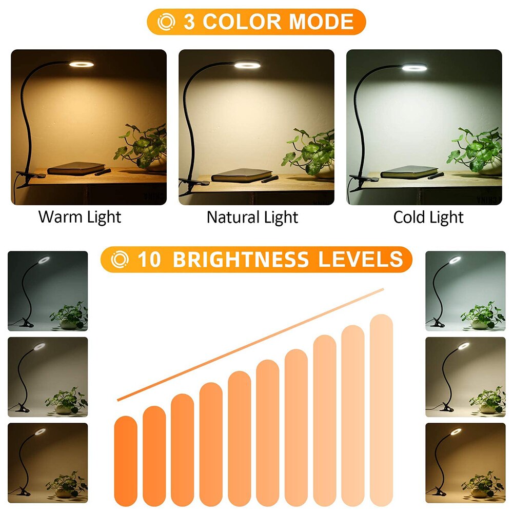 مقطع 48 مصباح LED USB كتاب ضوء - مراجعة Book Light Flexible وسعره