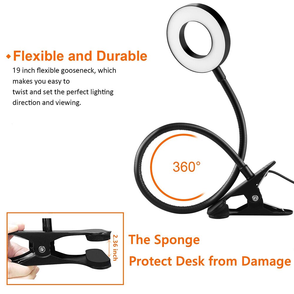 مقطع 48 مصباح LED USB كتاب ضوء - مراجعة Book Light Flexible وسعره