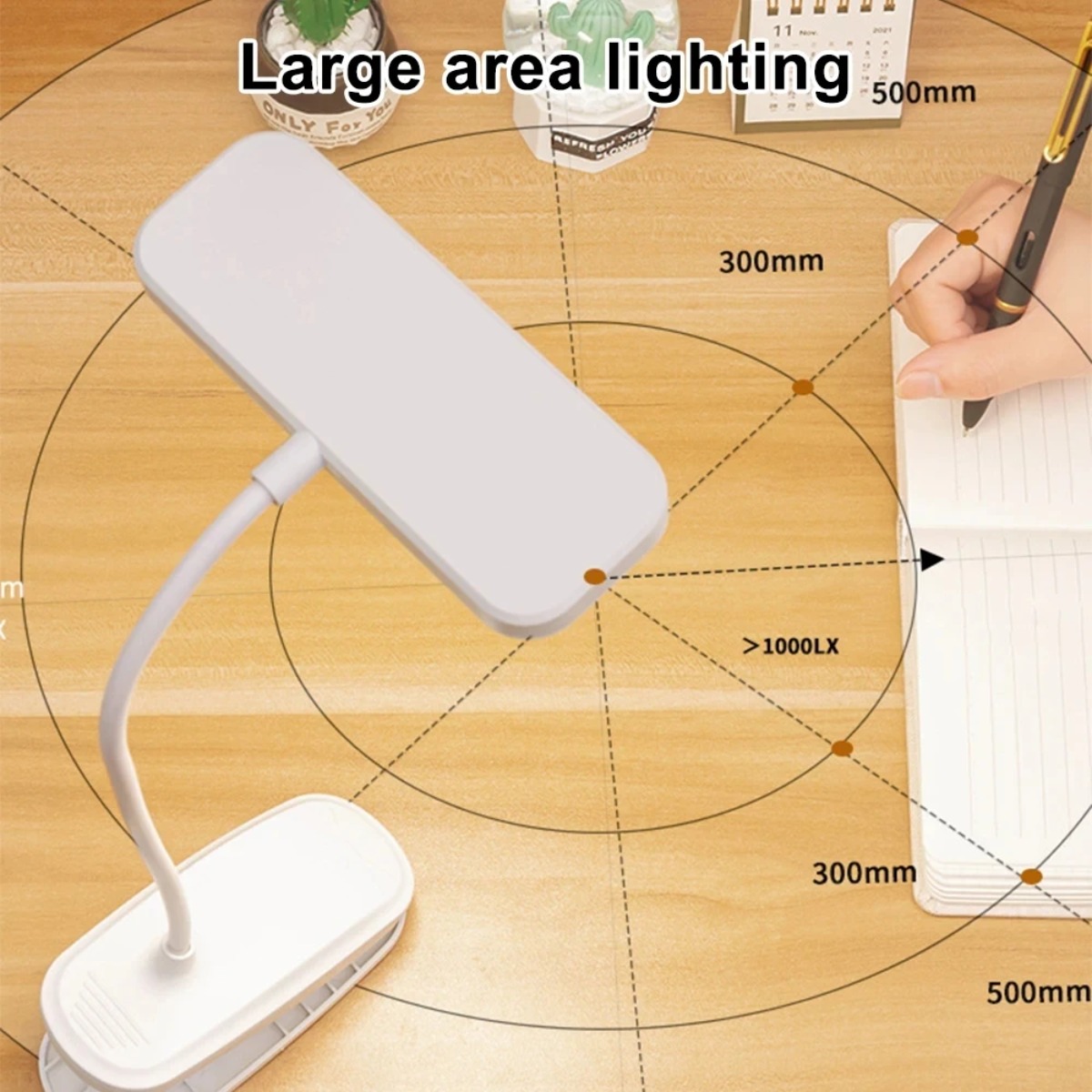 360 °   مصباح طاولة دراسة مرن  - مراجعة Book Light Flexible وسعره