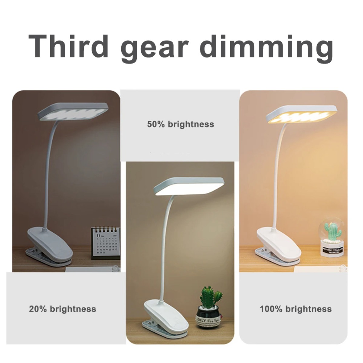 360 °   مصباح طاولة دراسة مرن  - مراجعة Book Light Flexible وسعره