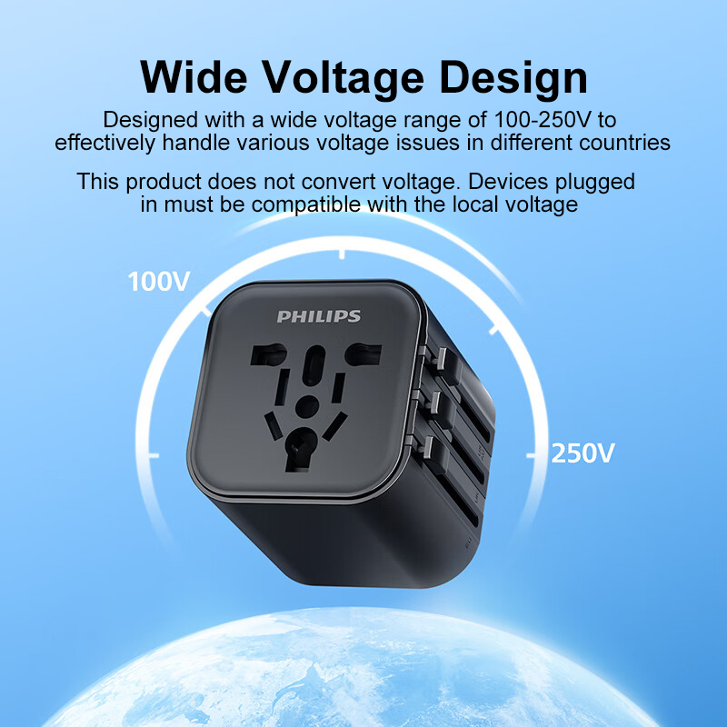 محول سفر عالمي من فيليبس، مقبس - مراجعة Travel Adapter Universal وسعره