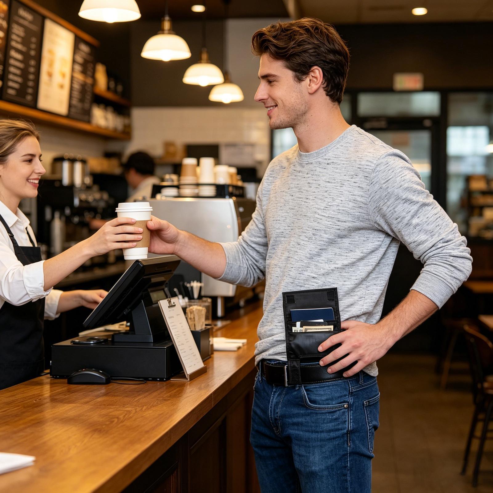 محفظة حزام نحيفة محمولة غير مر - مراجعة Travel Wallet Slim وسعره