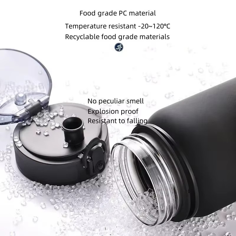 زجاجة مياه رياضية محمولة سعة 6 - مراجعة Travel Accessories Bottles وسعره