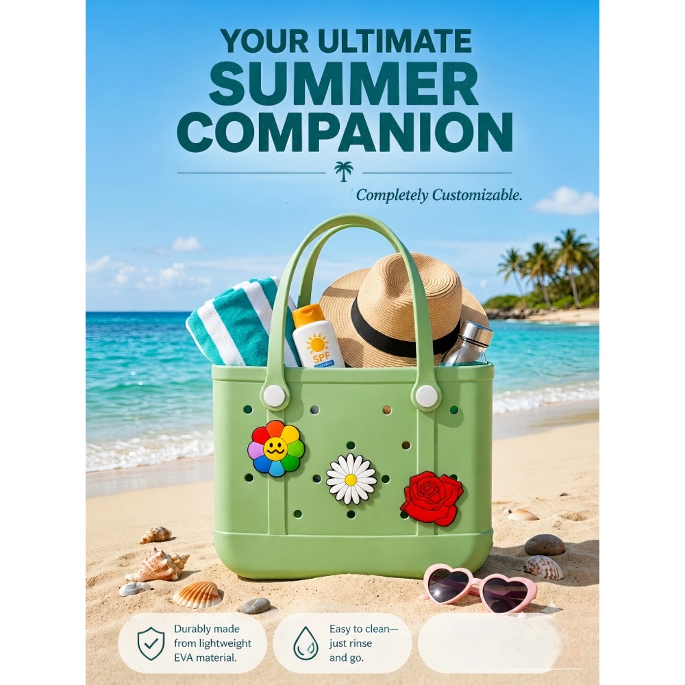 حقيبة شاطئ مطاطية كبيرة الحجم  - مراجعة Travel Accessories Store وسعره