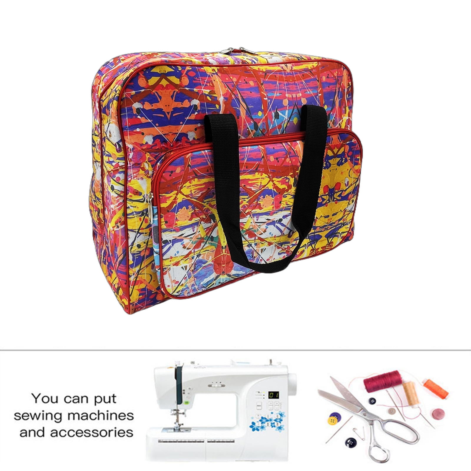حقيبة حمل ماكينة خياطة متعددة  - مراجعة Travel Accessories Organizer Case وسعره