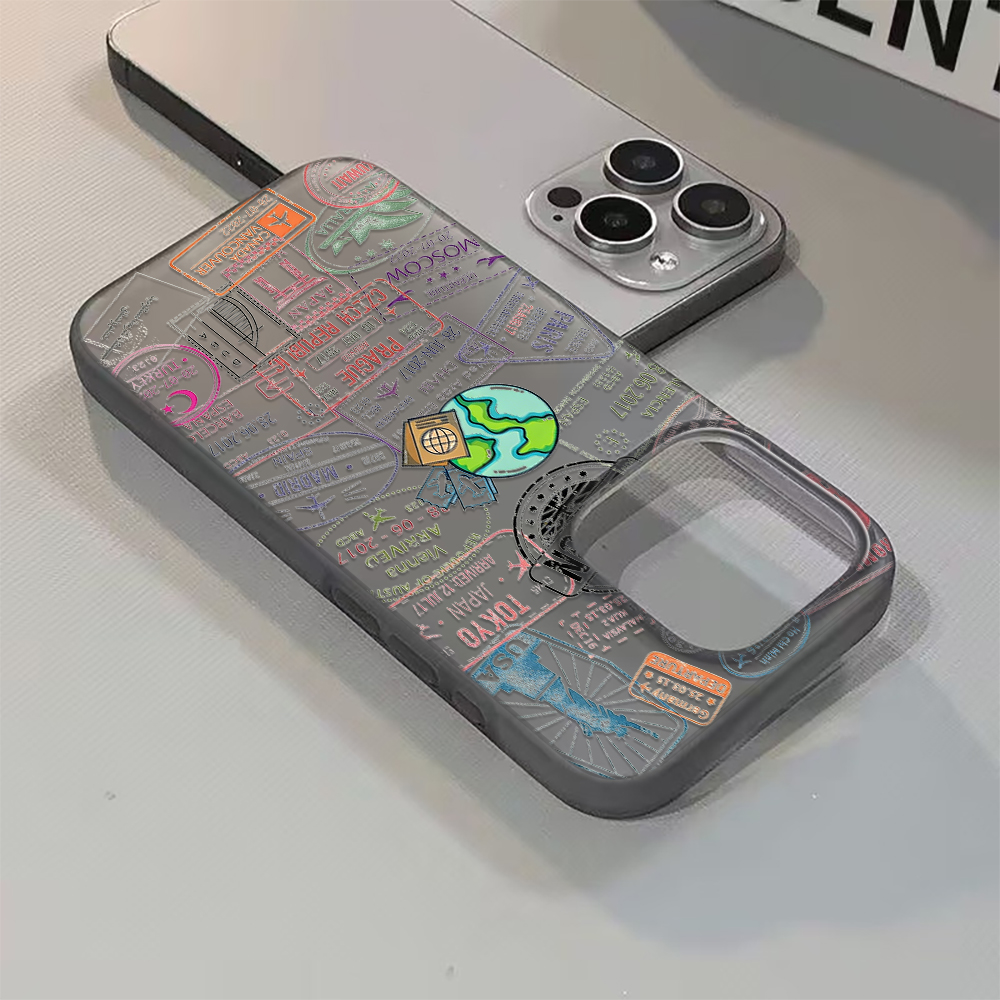جراب هاتف شفاف ناعم بتصميم ختم - مراجعة Travel Accessories Iphone وسعره