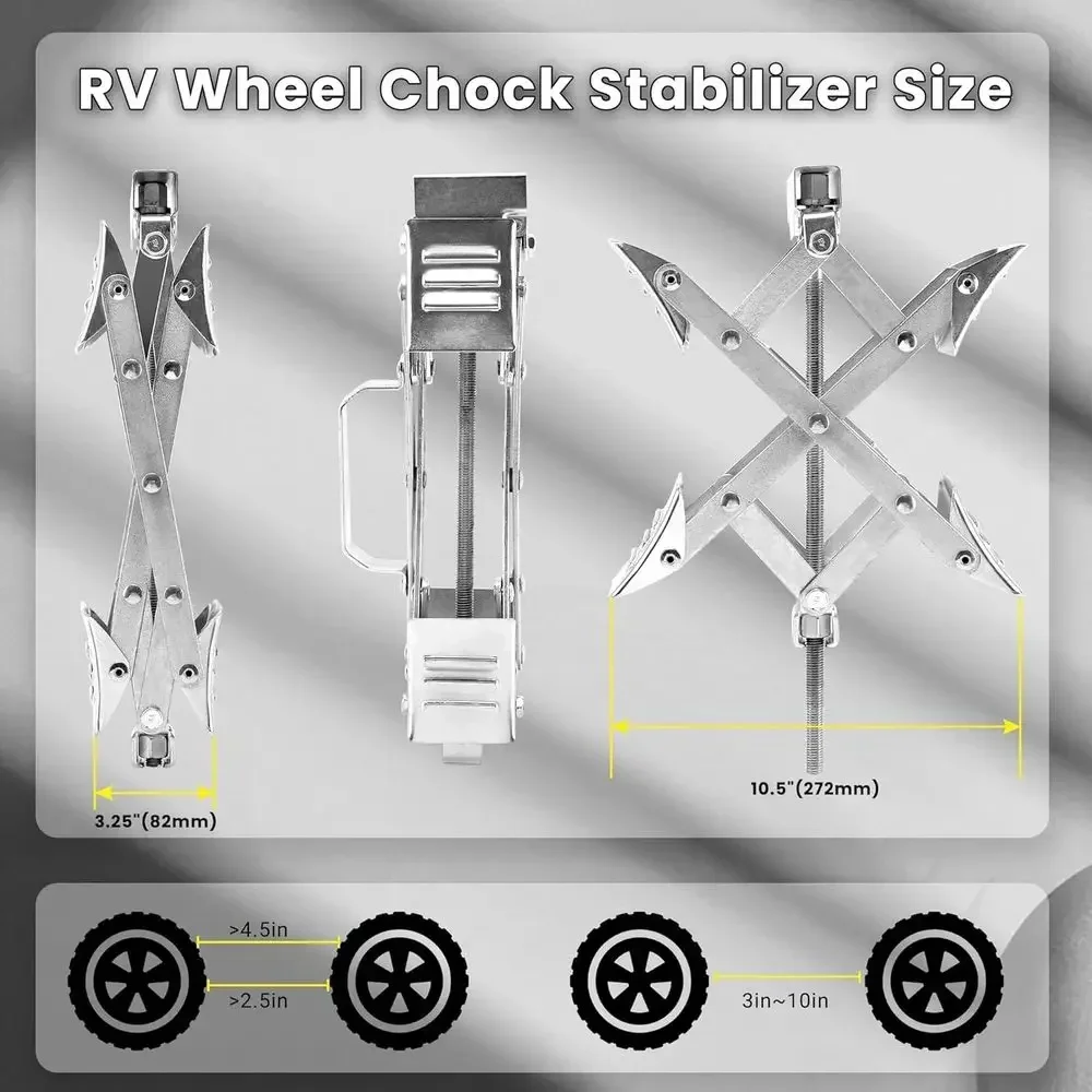 حاجز عجلات RV على شكل X يناسب  - مراجعة Travel Accessories Us وسعره