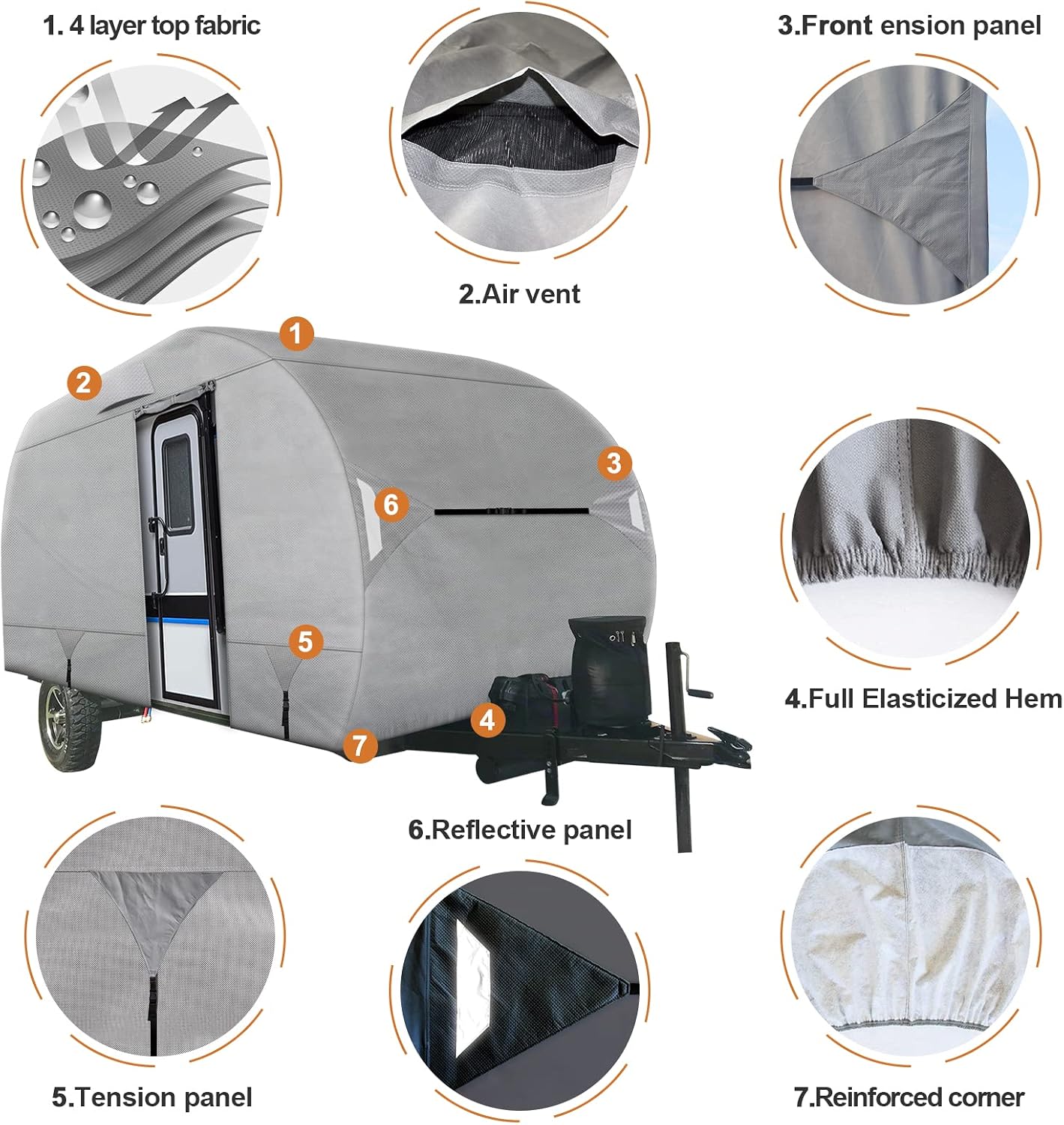 غطاء مقطورة السفر R-POD من ليد - مراجعة Travel Accessories Us وسعره