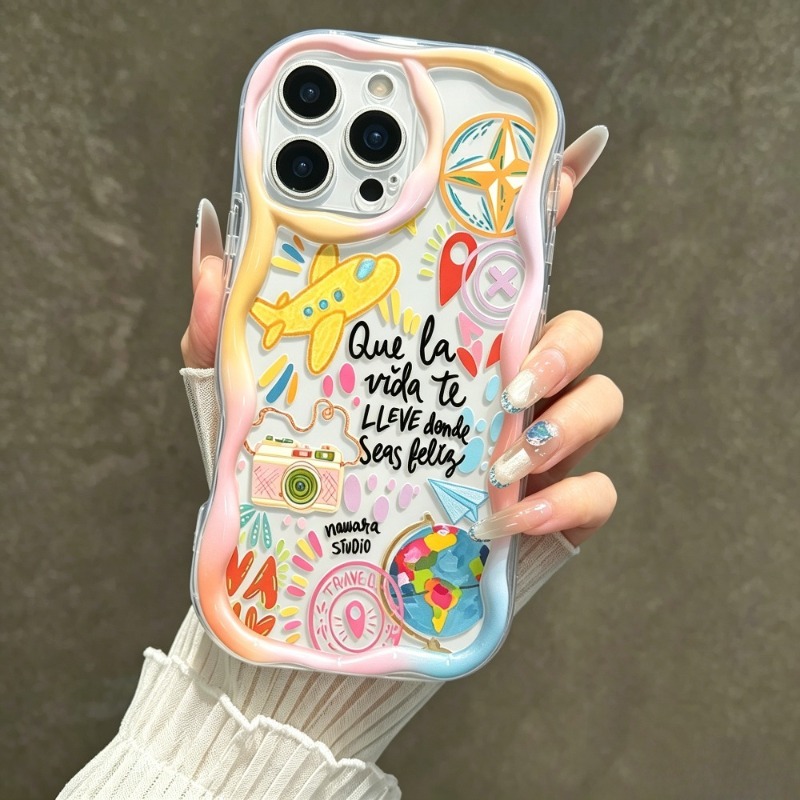 غطاء هاتف شفاف بنمط الطائرة وا - مراجعة Travel Accessories Iphone وسعره