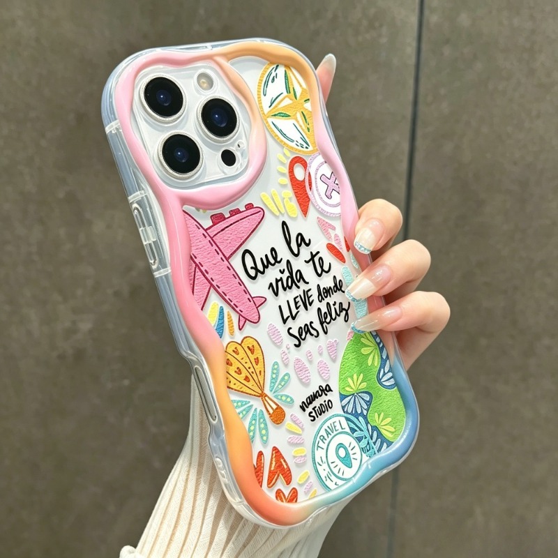غطاء هاتف شفاف بنمط الطائرة وا - مراجعة Travel Accessories Iphone وسعره
