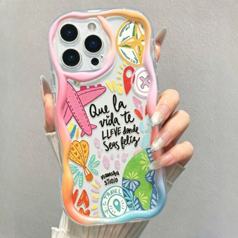 غطاء هاتف شفاف بنمط الطائرة وا - مراجعة Travel Accessories Iphone وسعره