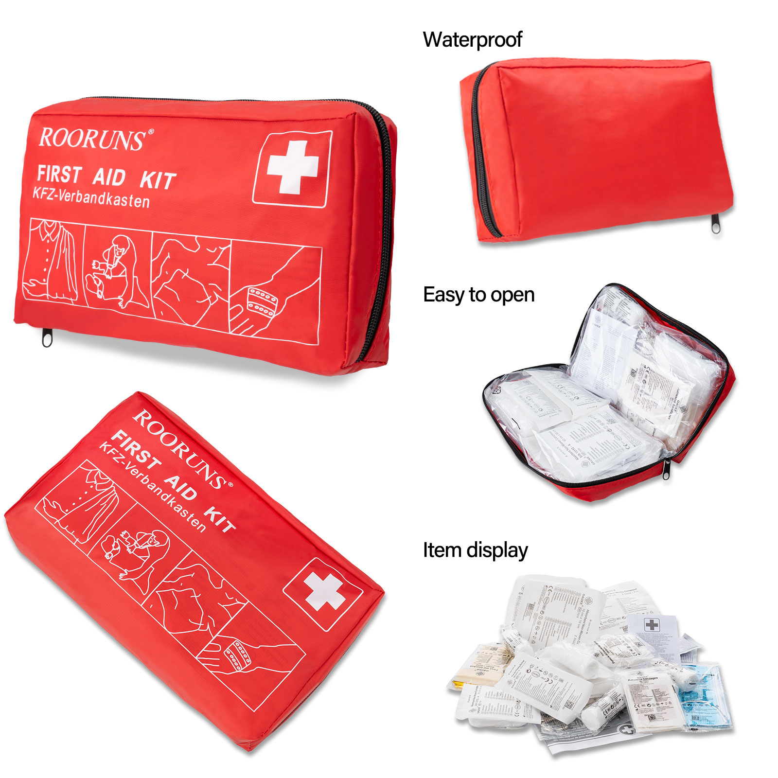 حقيبة إسعافات أولية محمولة من  - مراجعة First Aid Travel Kit وسعره