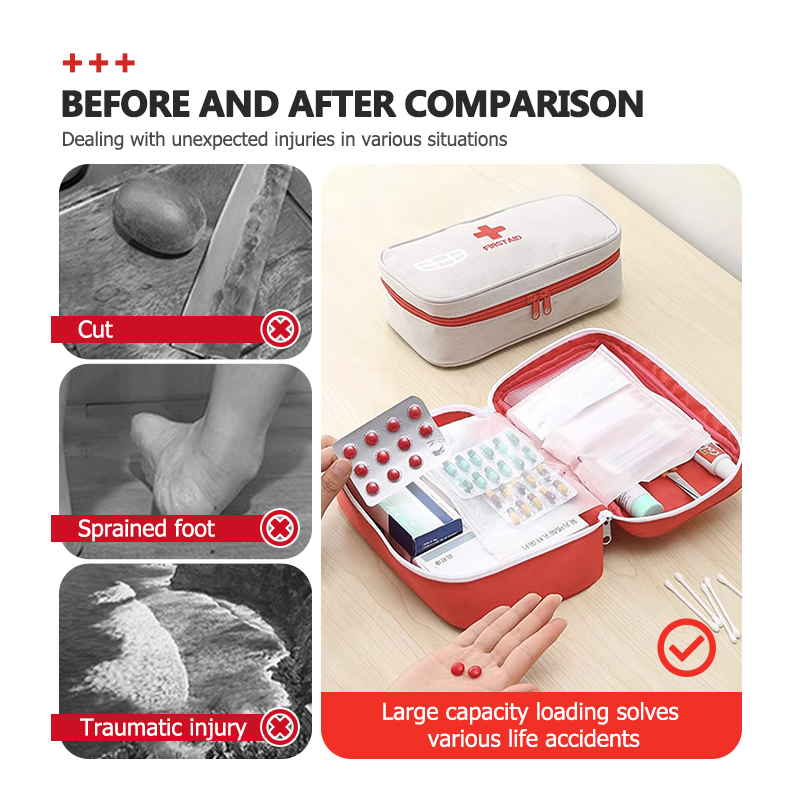 حقيبة تخزين محمولة للسيارة، حق - مراجعة First Aid Travel Kit وسعره
