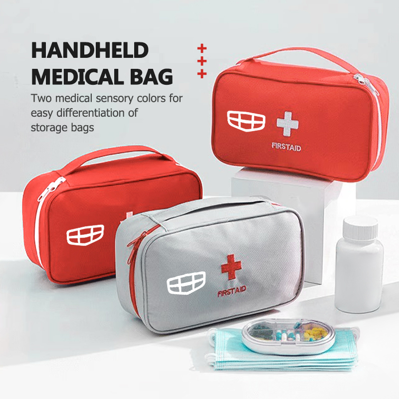 حقيبة تخزين محمولة للسيارة، حق - مراجعة First Aid Travel Kit وسعره