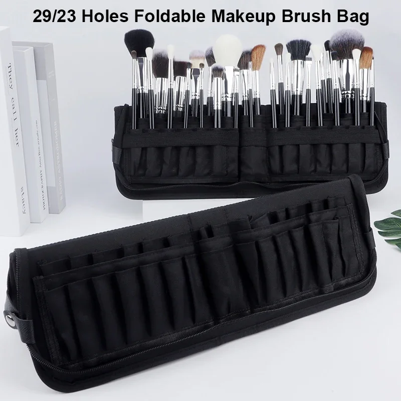 29/23 ثقوب طوي فرشاة للمكياج ح - مراجعة Travel Accessories Organizer Case وسعره