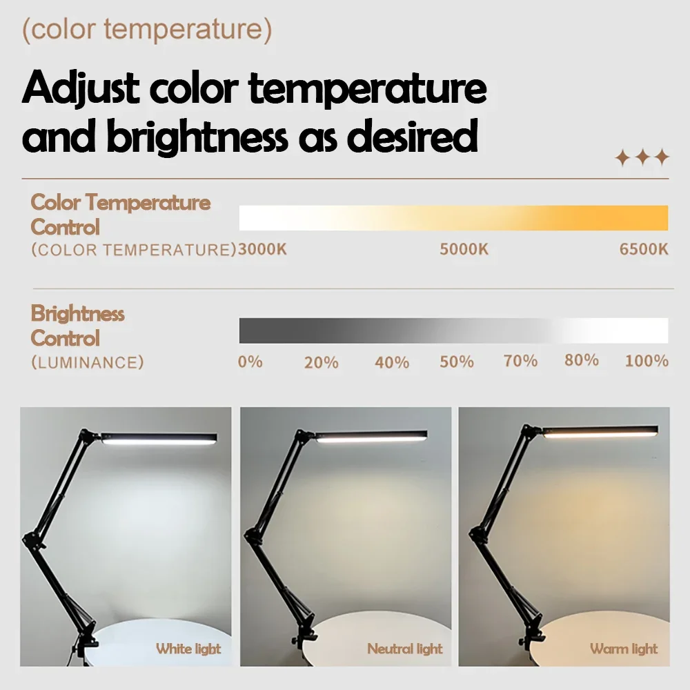 مصباح مكتب LED قابل للطي معدني - مراجعة Book Light Flexible وسعره