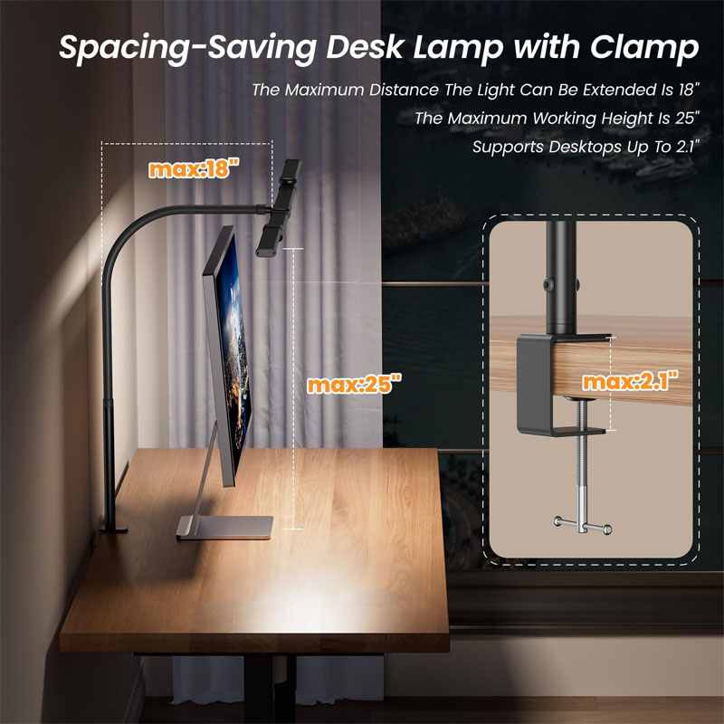 LED مصباح مكتبي العناية بالعين - مراجعة Book Light Flexible وسعره