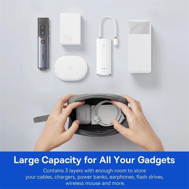 حقيبة محمولة مقاومة للماء لتخز - مراجعة Travel Accessories Organizer Case وسعره